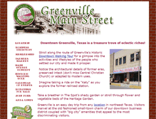 Tablet Screenshot of greenville-texas.com